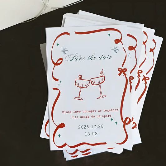 Custom Printed Wedding Invitation card