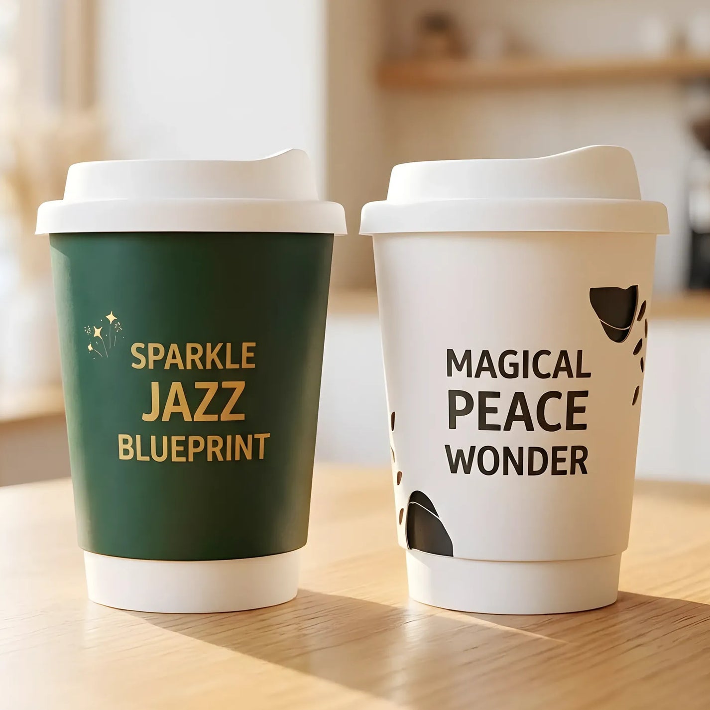 Custom Double Wall Paper Coffee Cups