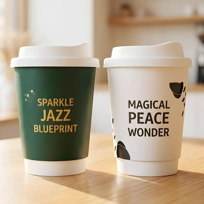 Custom Double Wall Paper Coffee Cups