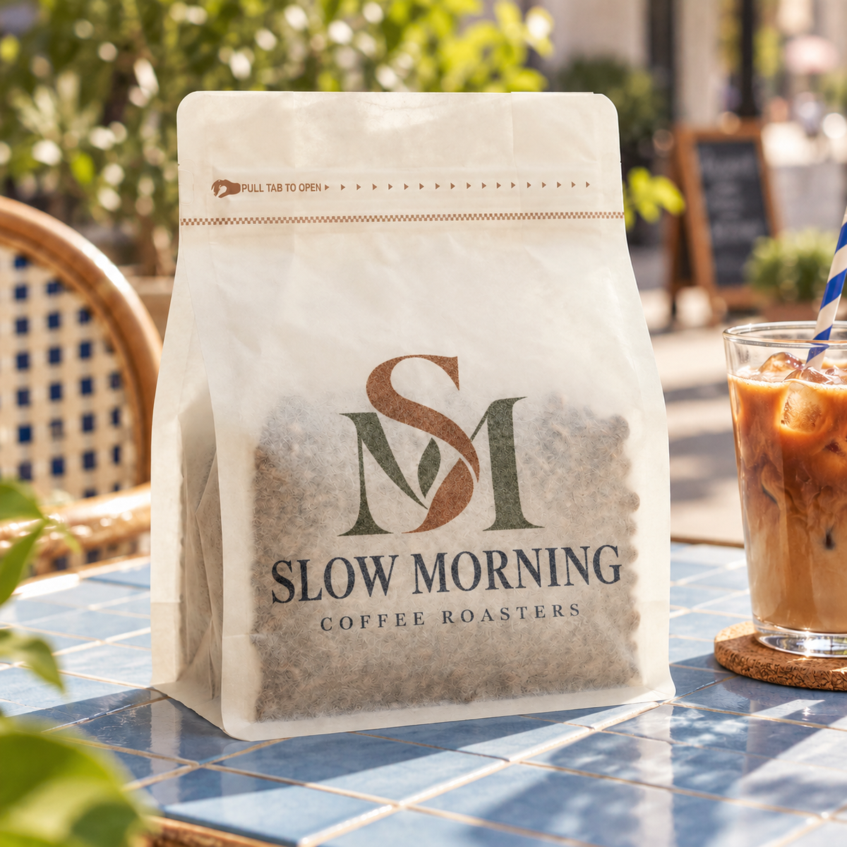 12oz Tissue Paper Coffee Bag