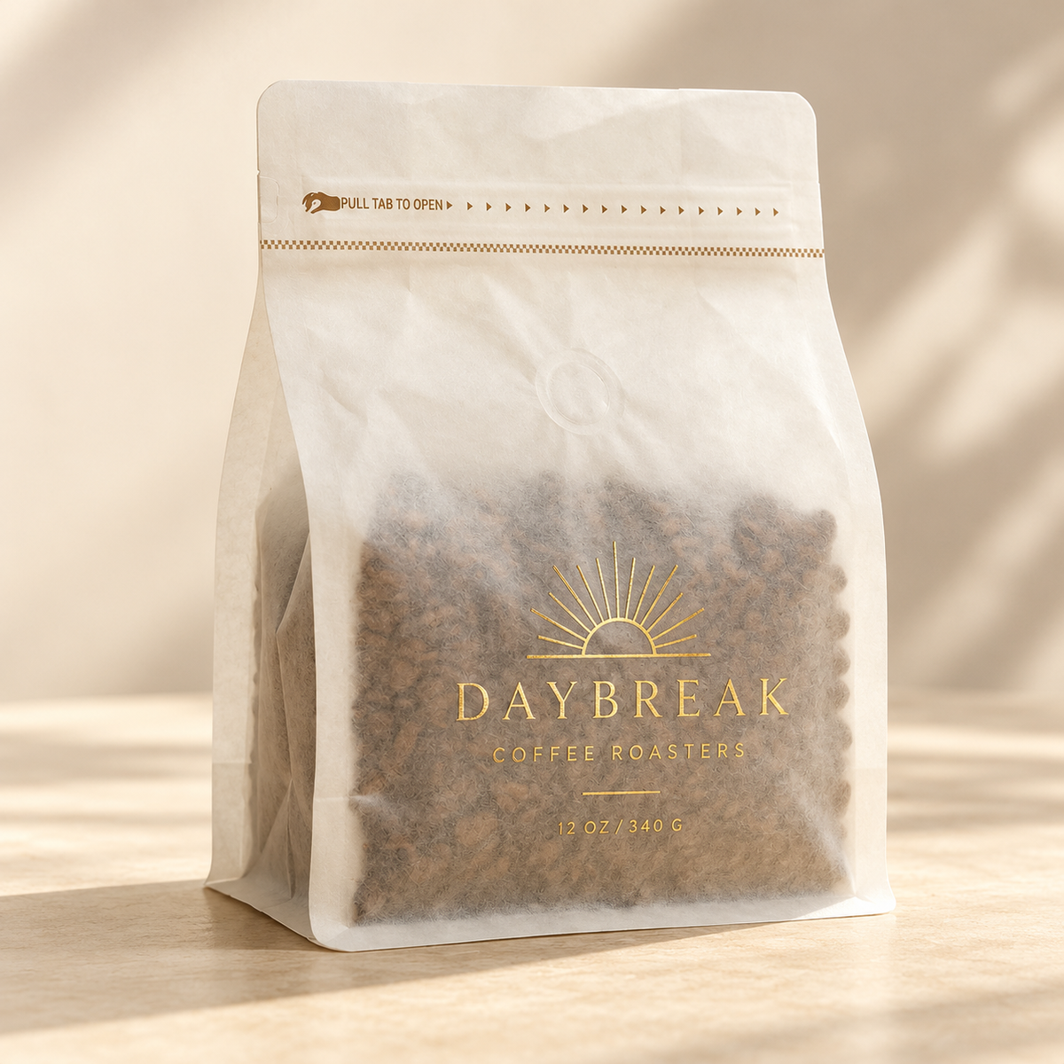 12oz Tissue Paper Coffee Bag