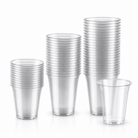 Wholesale Clear PET Flat-Bottom Cups with Lids – 90mm Rim