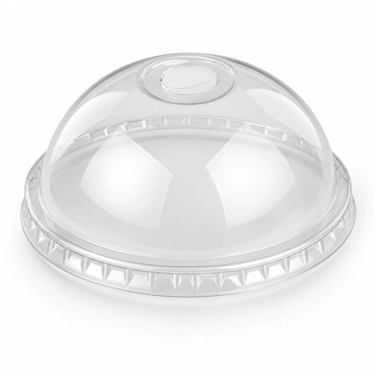 Wholesale Clear PET Flat-Bottom Cups with Lids – 93mm Rim