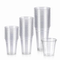 Wholesale Clear PET Flat-Bottom Cups with Lids – 95mm Rim
