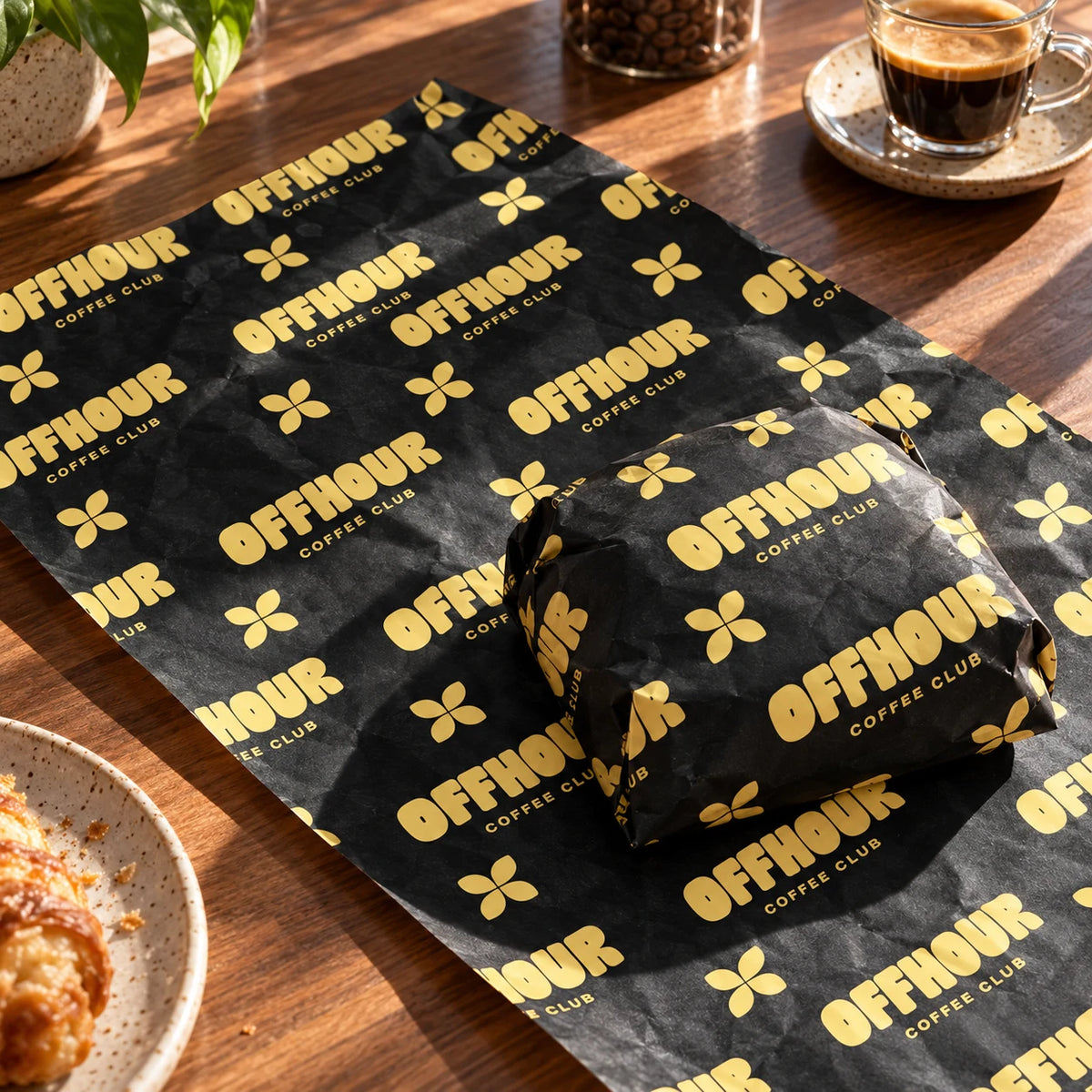 Custom Colored Food Wrapping Paper — 60gsm