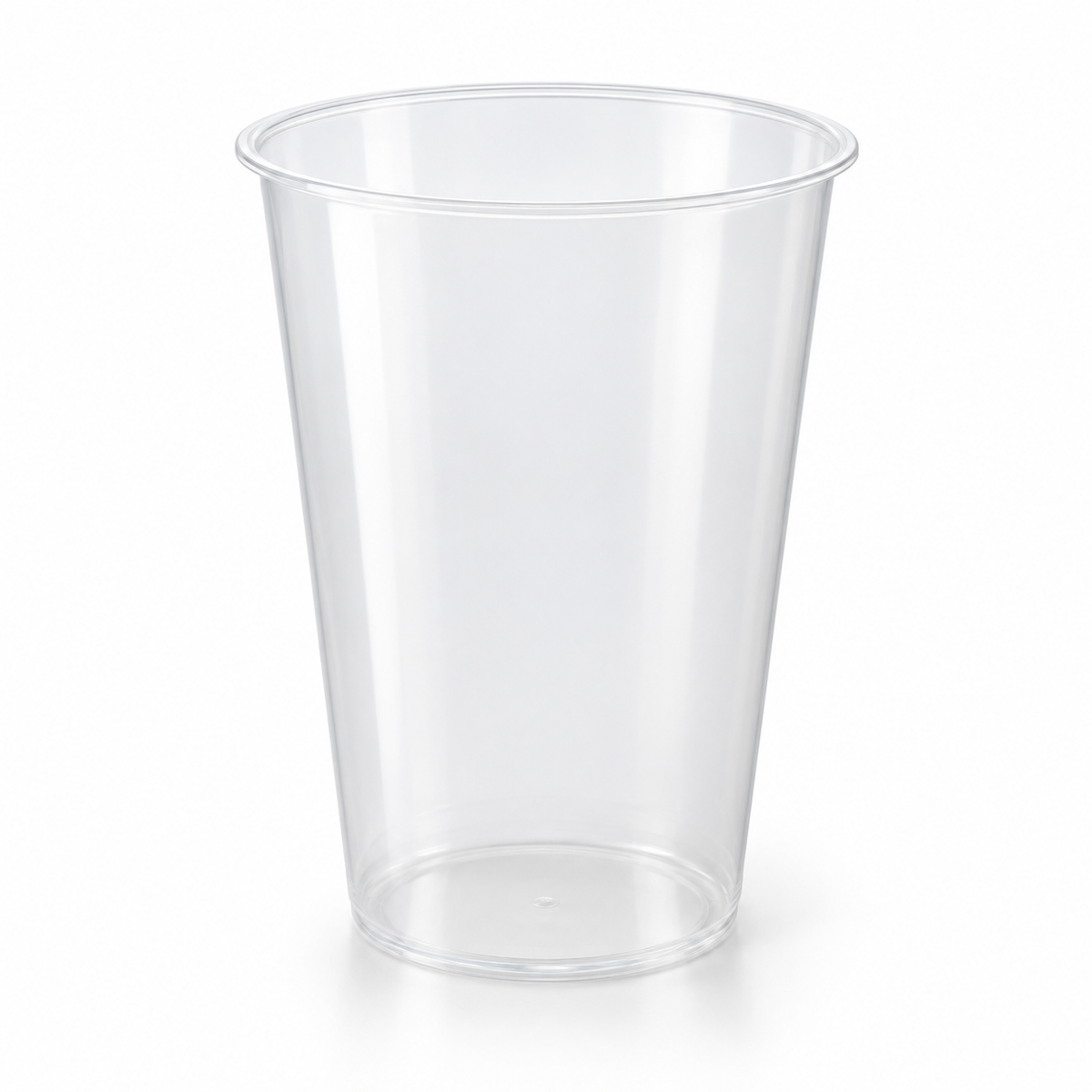 Custom Wide-Mouth PP Plastic Cups - 119mm: unprinted PP cup hero (AI-generated illustration)