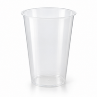 Custom Wide-Mouth PP Plastic Cups - 119mm: unprinted PP cup hero (AI-generated illustration)