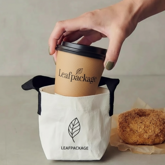 Custom Tyvek Coffee Bags with Handles