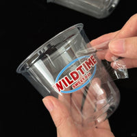 Custom UV DTF 3D Transfer Stickers for Glass and Hard Surfaces