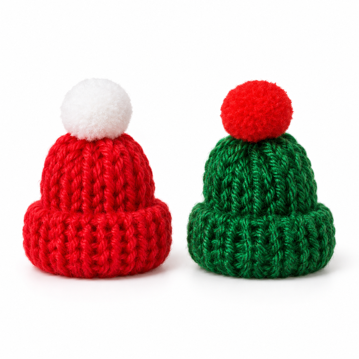 Mini Christmas Hats for Coffee Cups - Assorted Packs: white-background product view