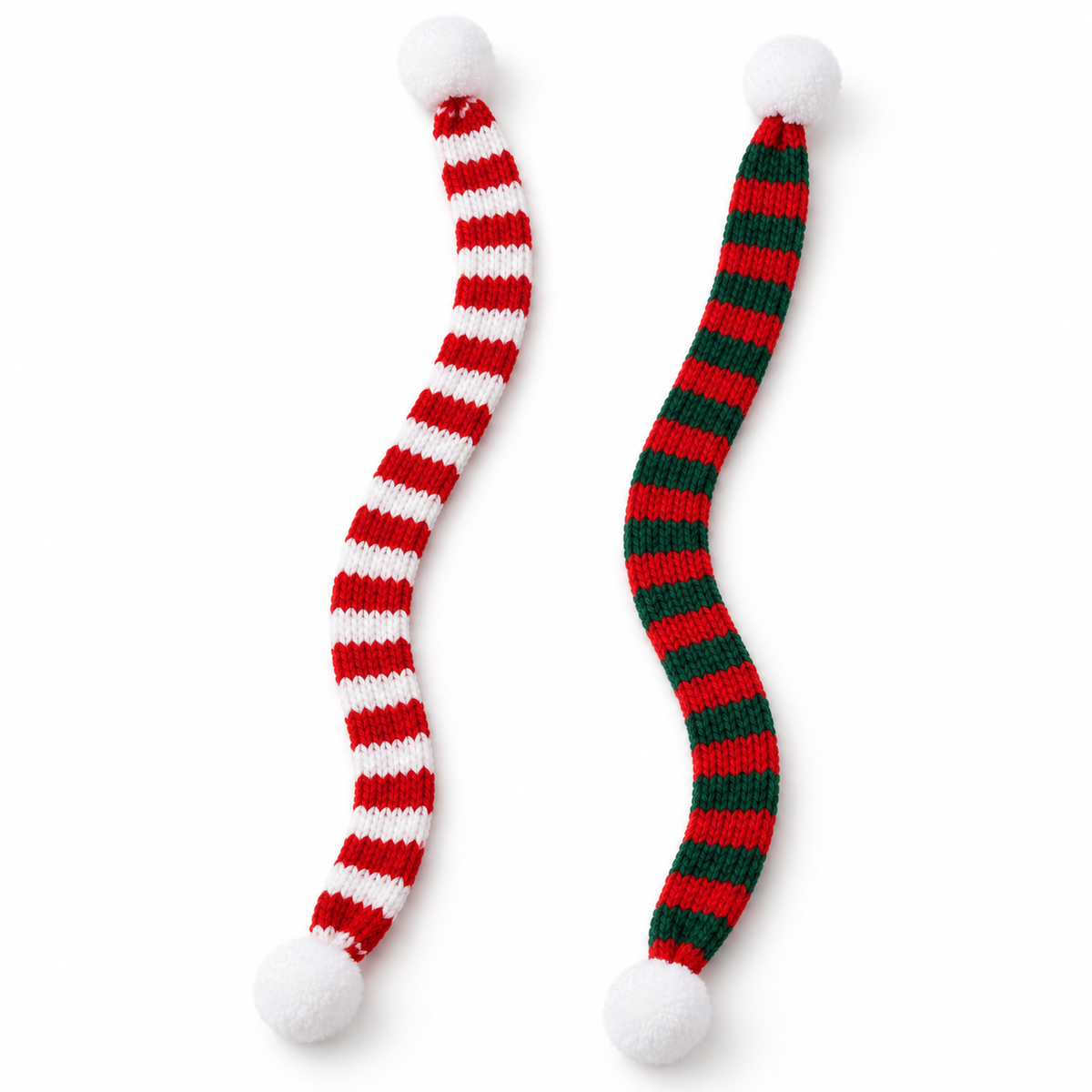 Mini Christmas Scarves for Coffee Cups - Assorted Packs: white-background product view