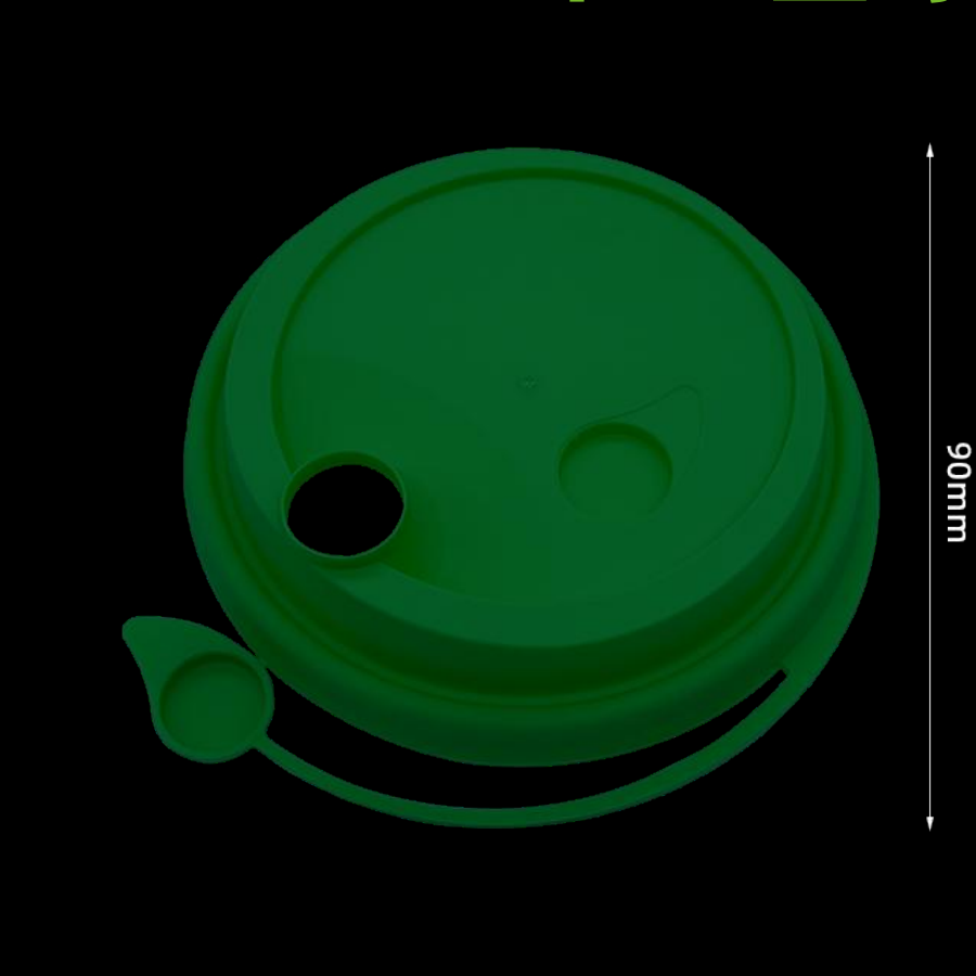 Ready to Ship 90mm One-Piece Plug PP Cup Lids