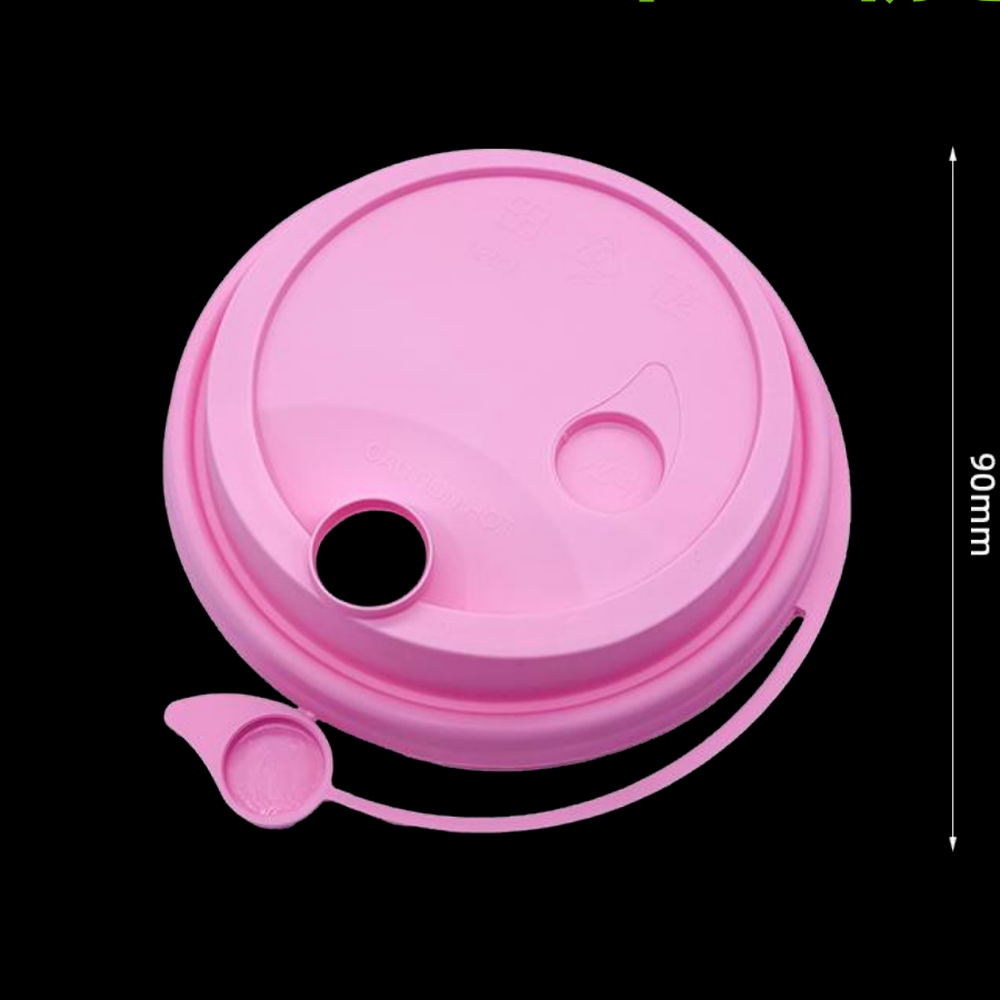 Ready to Ship 90mm One-Piece Plug PP Cup Lids