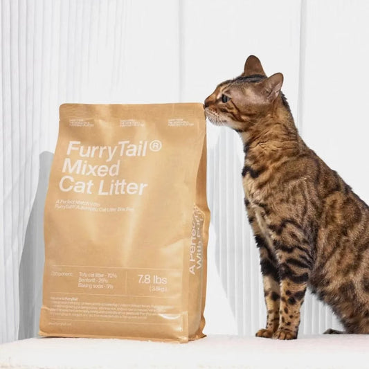 Custom Kraft Paper Cat Litter Packaging Bags