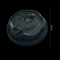 Ready to Ship 90mm Petal Hinged PP Cup Lids
