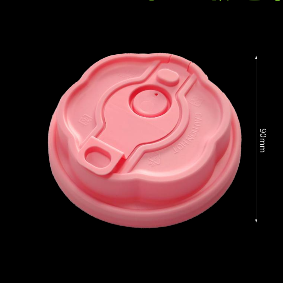 Ready to Ship 90mm Petal Hinged PP Cup Lids