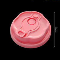 Ready to Ship 90mm Petal Hinged PP Cup Lids