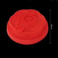 Ready to Ship 90mm Petal Hinged PP Cup Lids