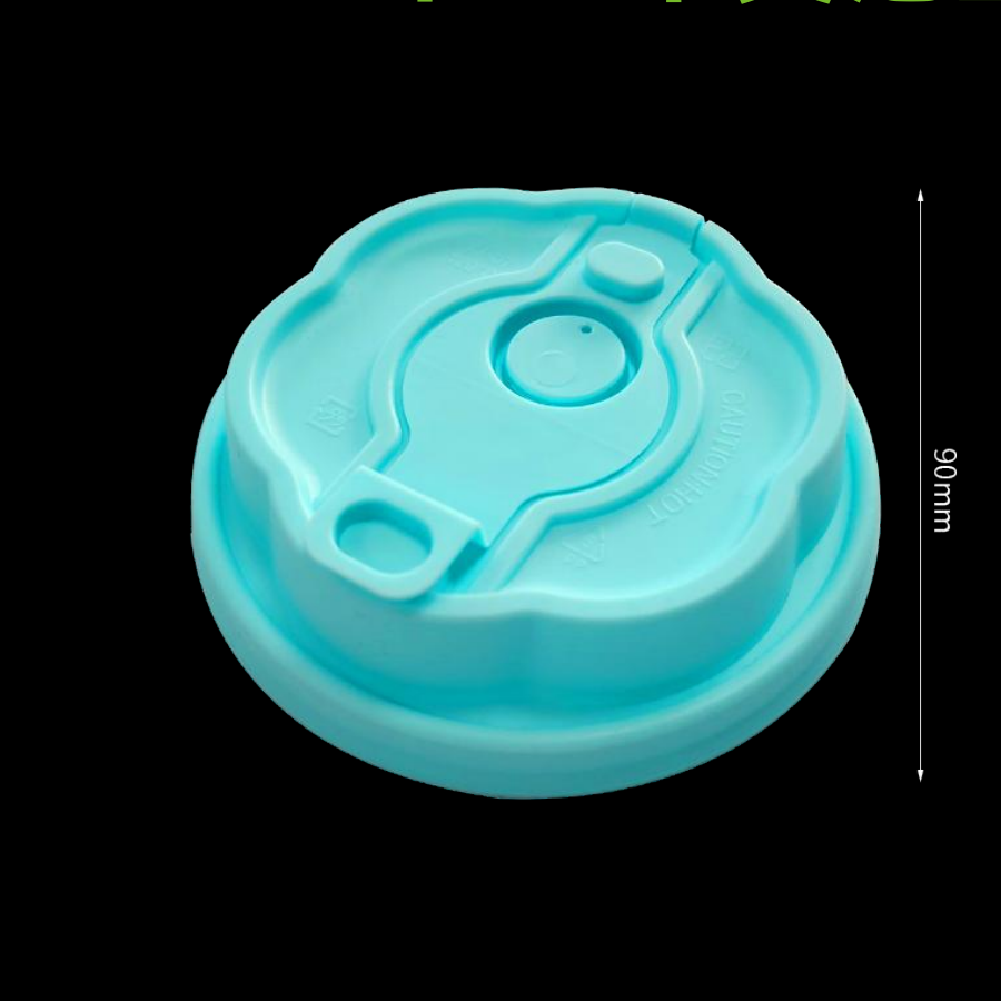 Ready to Ship 90mm Petal Hinged PP Cup Lids
