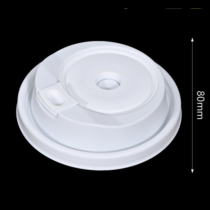 Ready to Ship 80mm Rotating Closure PP Cup Lids