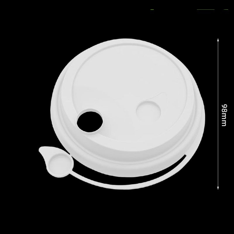 Sip-Through Coffee Cup Lids – Plug Style, 98mm PP, Ready to Ship
