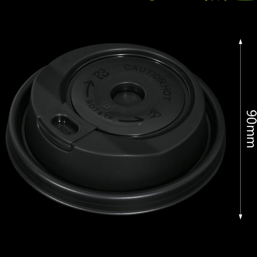 Ready to Ship 90mm Rotating Closure PP Cup Lids