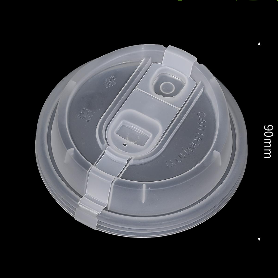 Ready to Ship 90mm Shield Flip PP Cup Lids