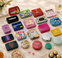 Cajas Cuadradas de Hojalata Personalizadas Latas Metálicas