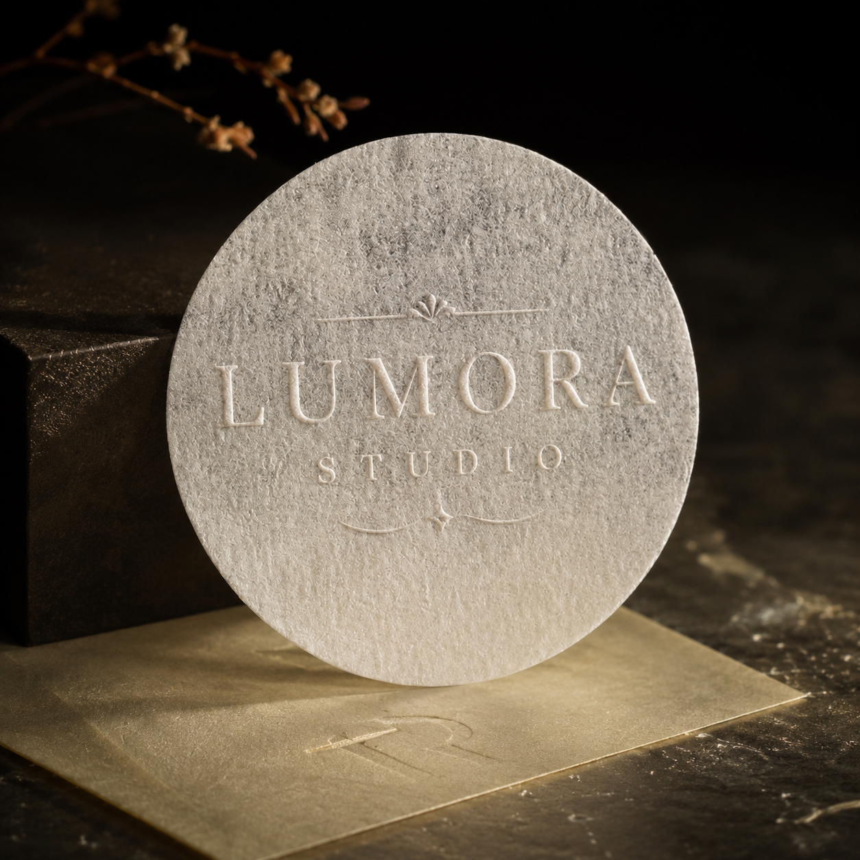 Custom Embossed Logo Stickers for Packaging Seals and Product Labels
