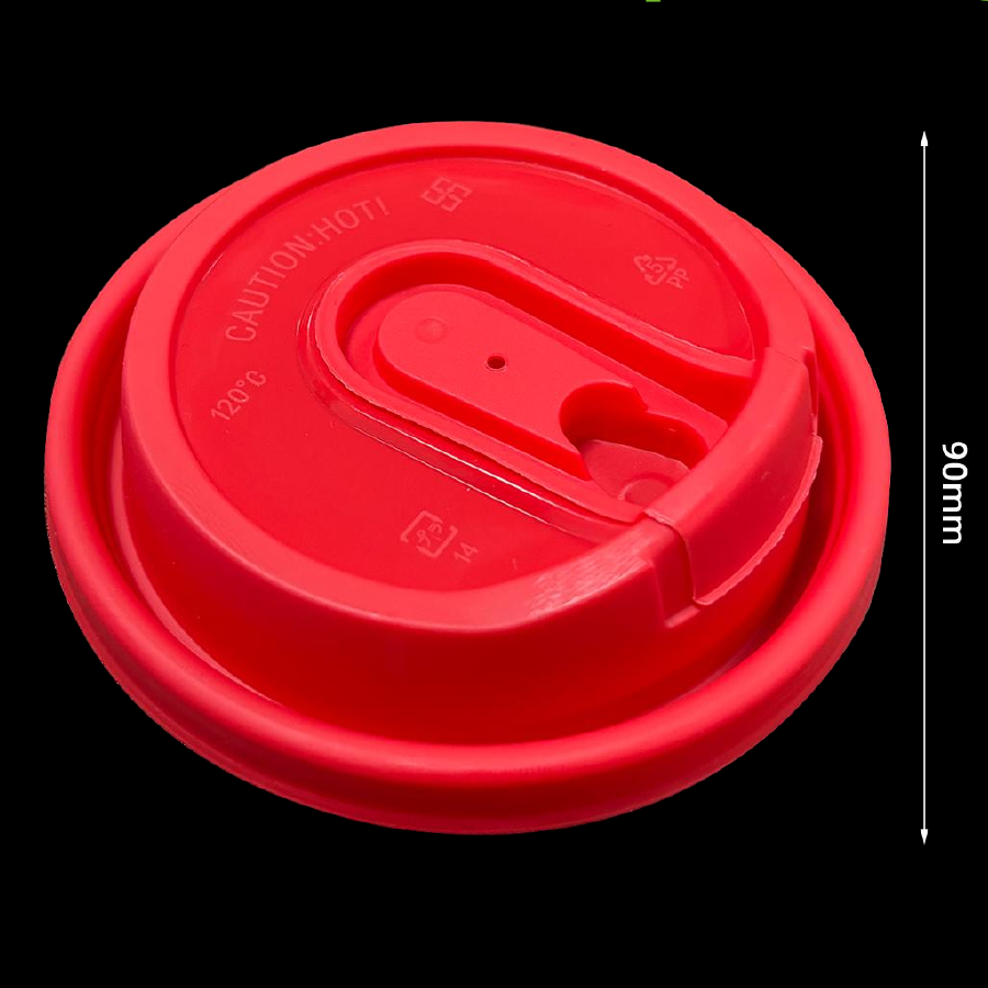 Ready to Ship 90mm U-Shaped Sip PP Cup Lids