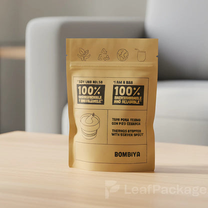 Custom Kraft Stand Up Pouches