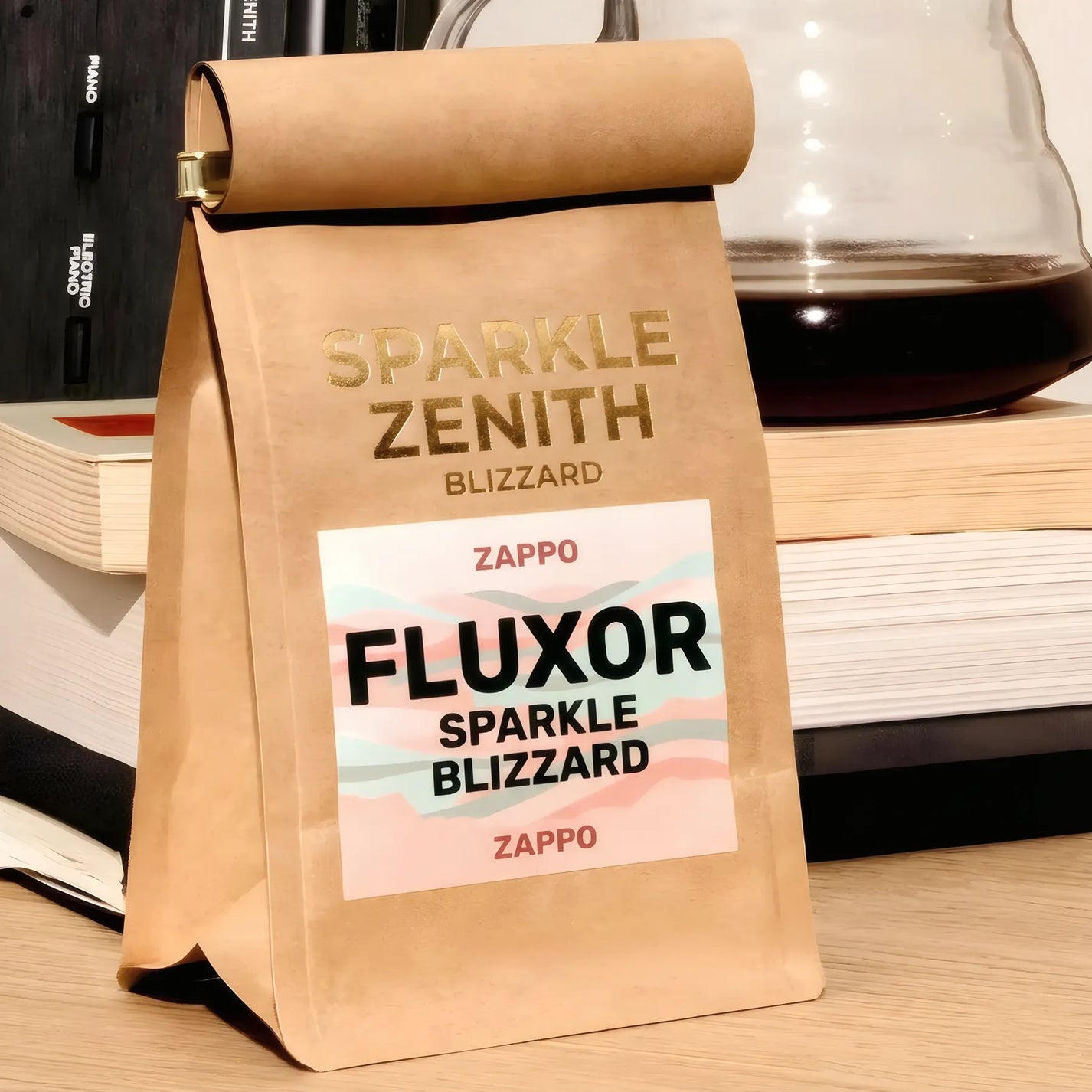 Custom Kraft Tin Tie Coffee Bags