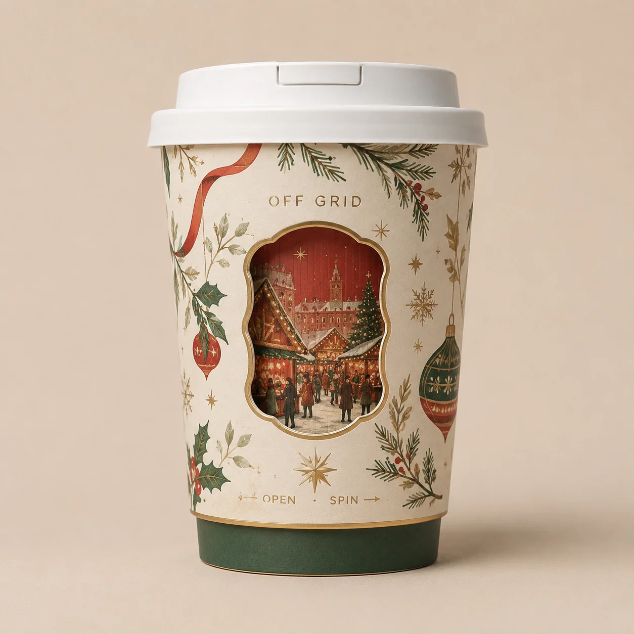 Creative specialty hot paper cup