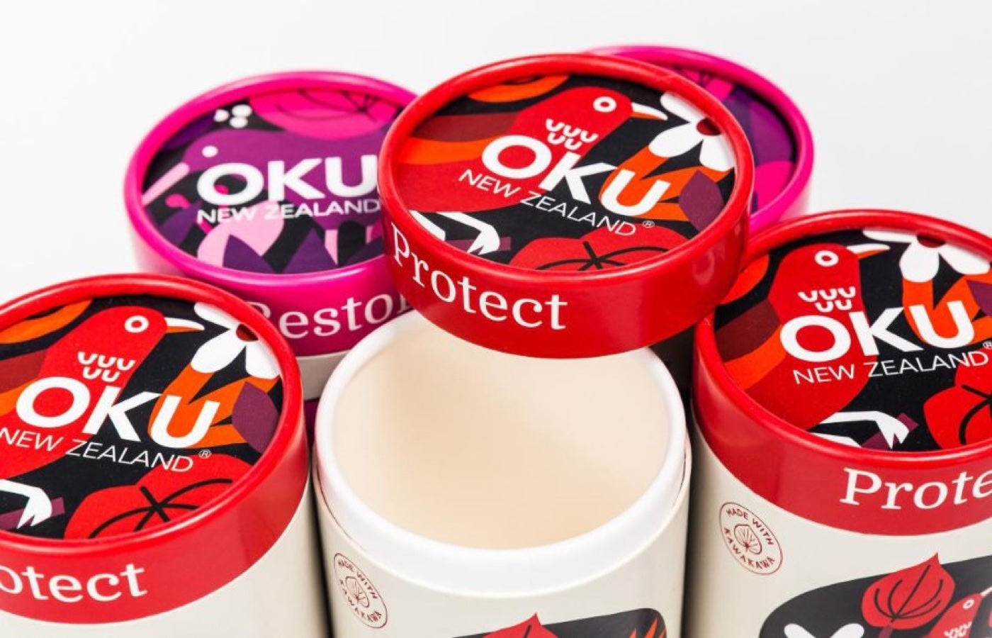 Paper tube packaging for cosmetics and skincare