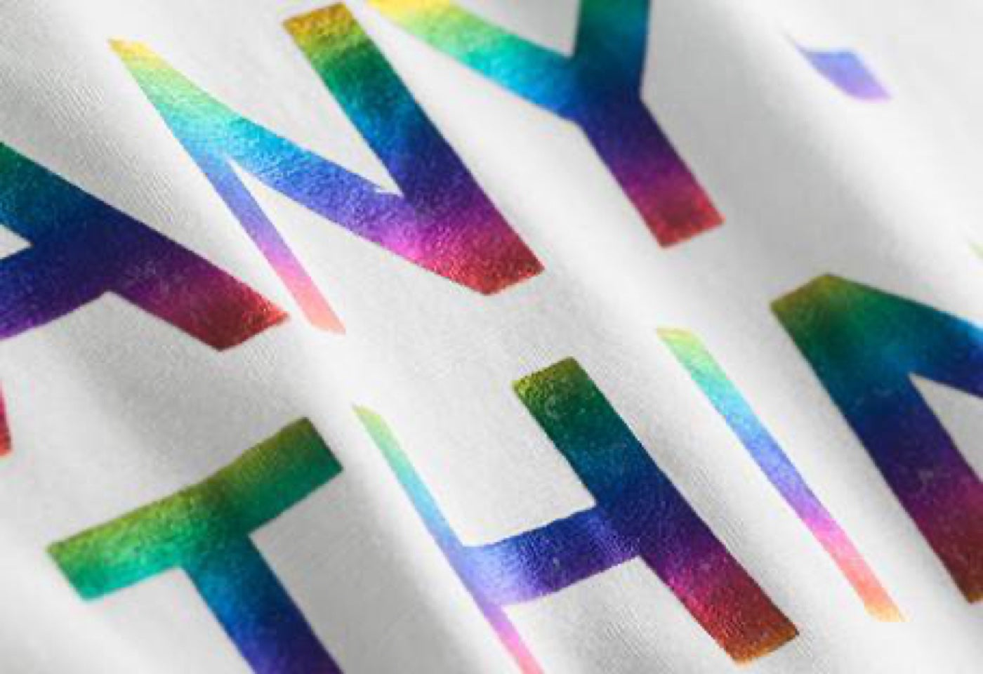 Holographic print finish